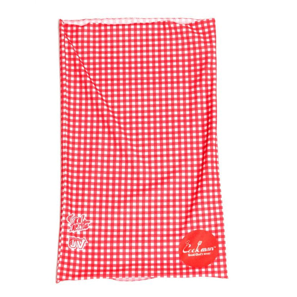 Cookman Chef's Scarf - Gingham : Red