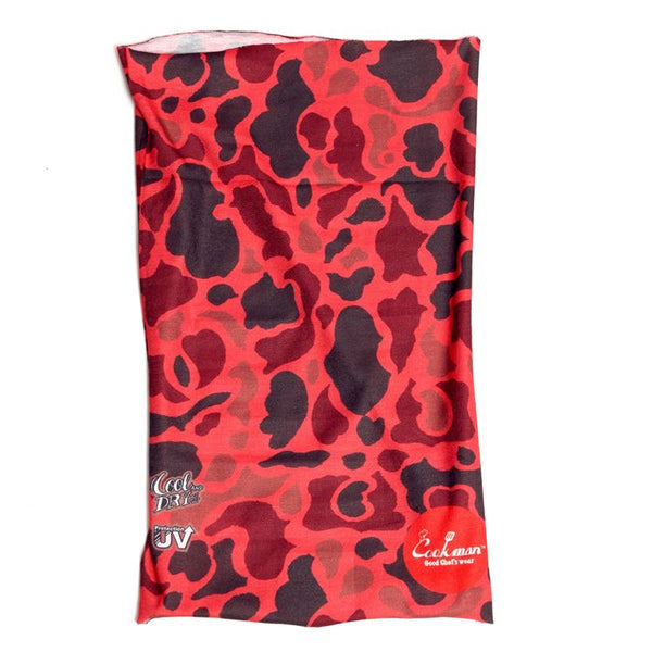 Cookman Chef's Scarf - Duck Hunter Camo Red