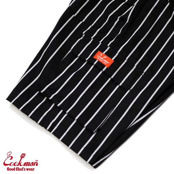 Cookman Chef Short Pants Cargo - Stripe : Black