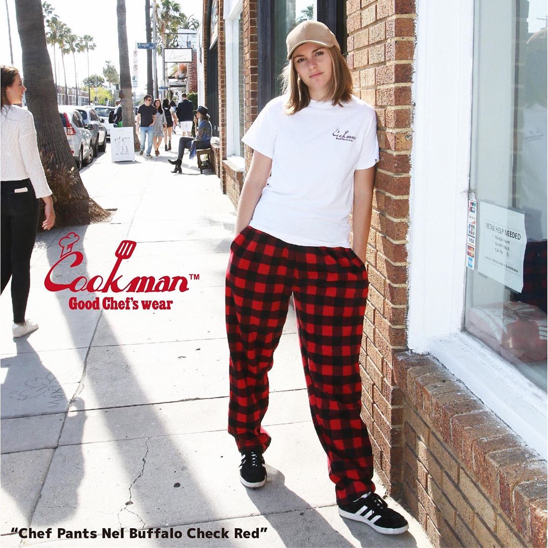 Cookman Chef Pants - Nel Buffalo Plaid : Red