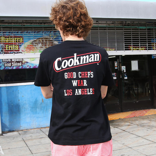 Cookman T-shirts - Chef Hat La : Black