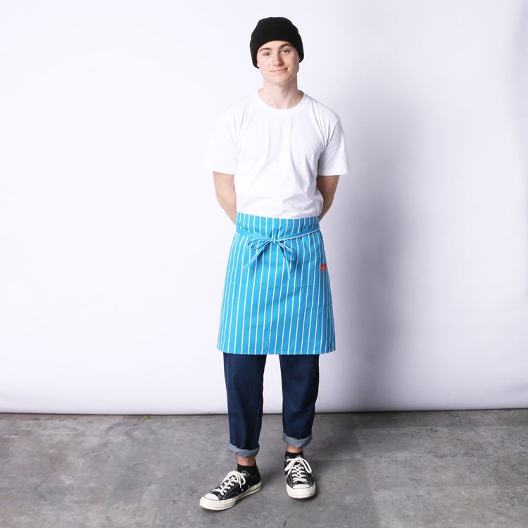 Waist Apron - Stripe : Light Blue