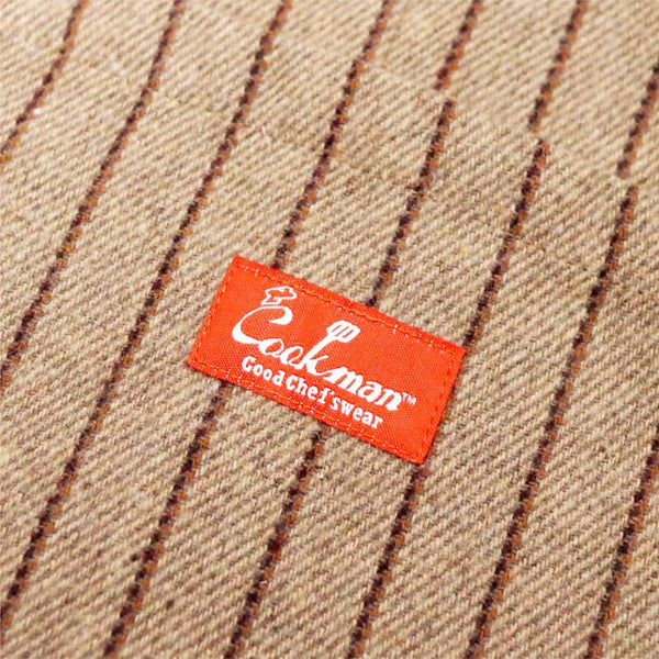 Cookman Lab Jacket - Wool Mix Stripe : Beige