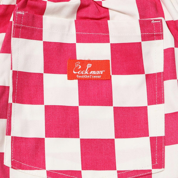 Cookman Chef Short Pants - Checker : Pink