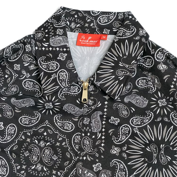 Cookman Delivery Jacket - Paisley : Black