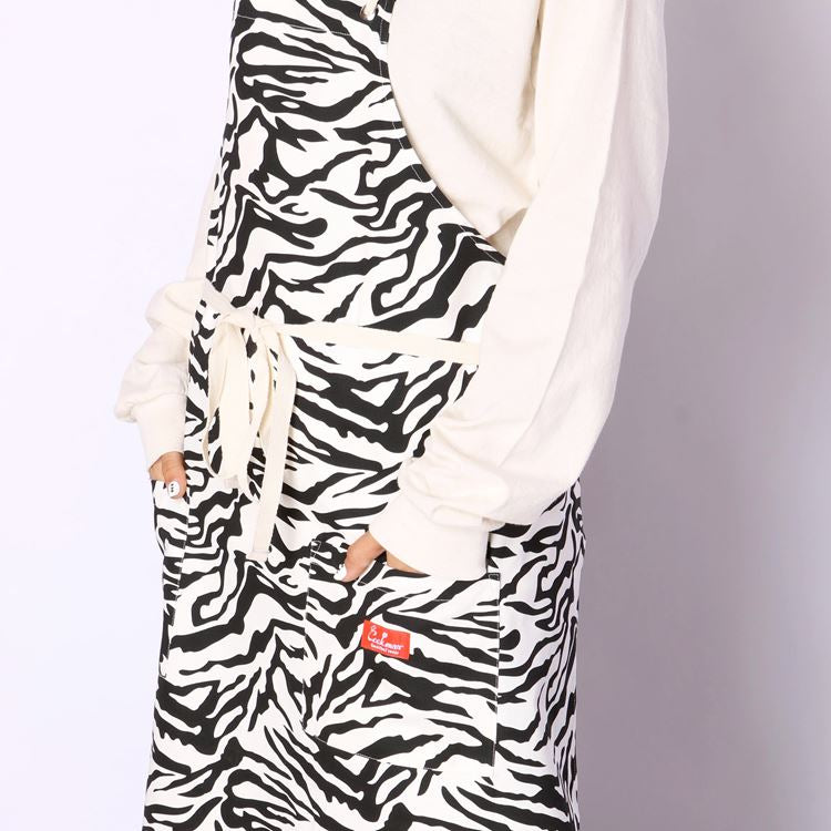 Cookman Long Apron - Zebra