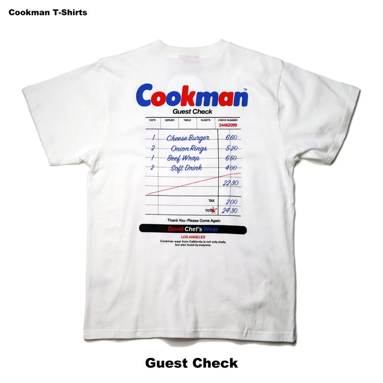 Cookman Tees - Guest Check : White (All Sales Are Final)