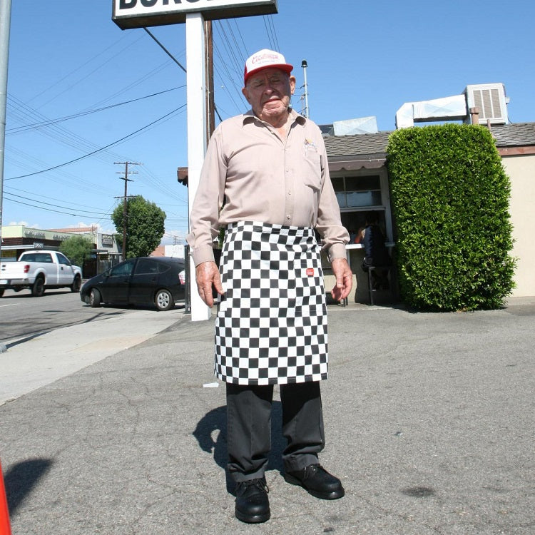 Cookman Waist Apron - Checker : Black