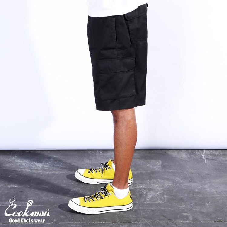 Cookman Chef Short Pants Cargo - Black