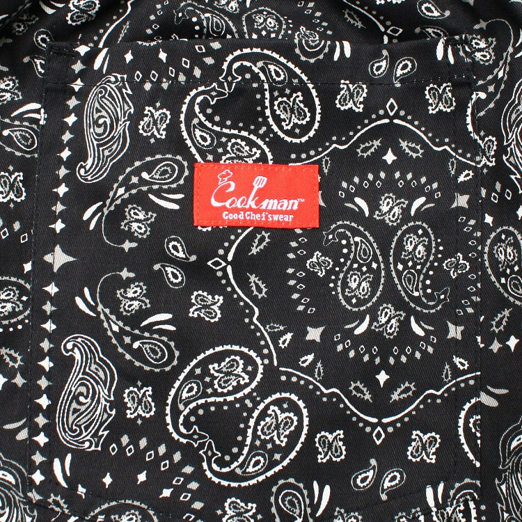 Chef Short Pants - Paisley : Black