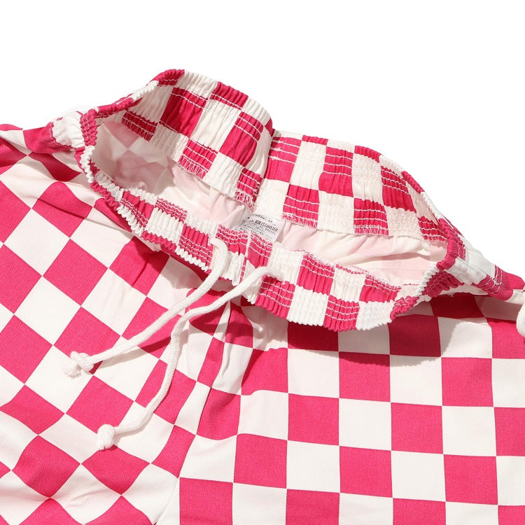 Cookman Chef Short Pants - Checker : Pink