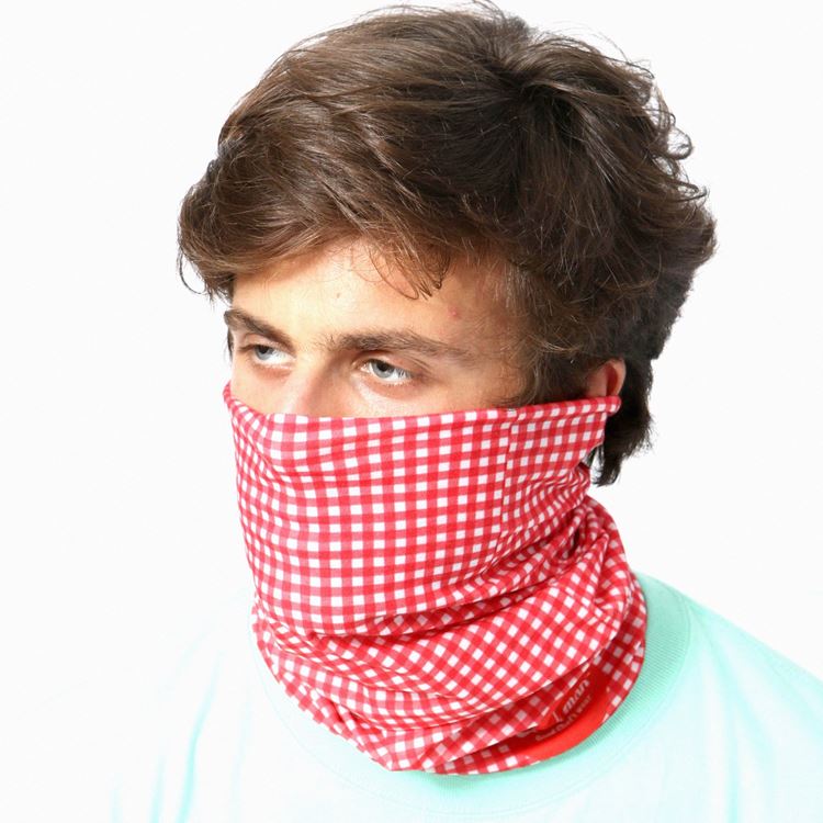 Cookman Chef's Scarf - Gingham : Red