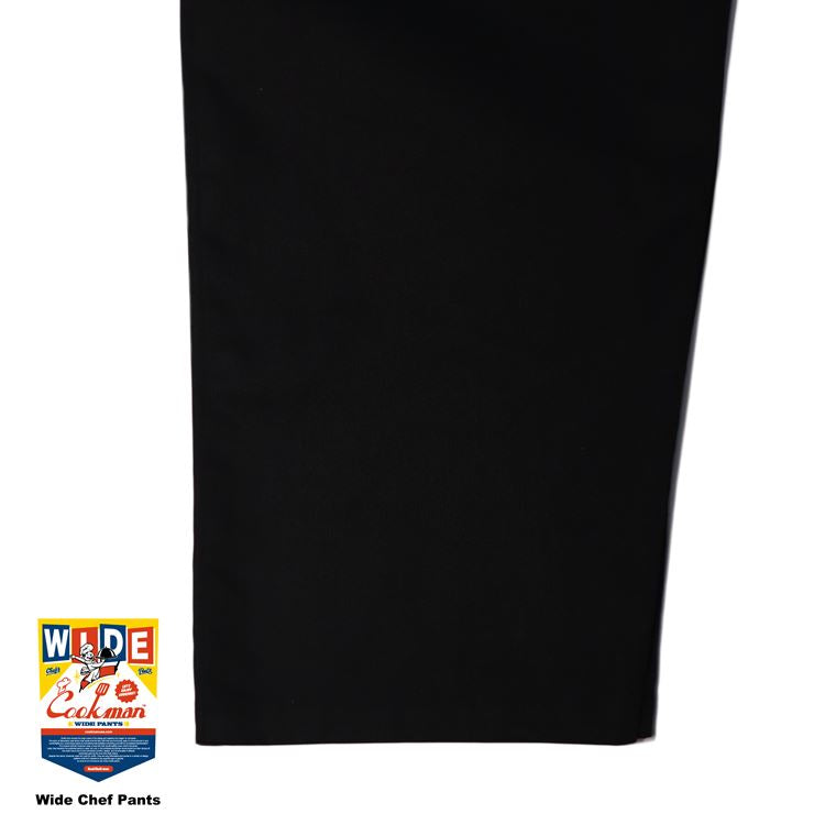 Cookman Wide Chef Pants - Black