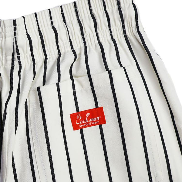 Cookman Chef Pants - Stripe : White x Black
