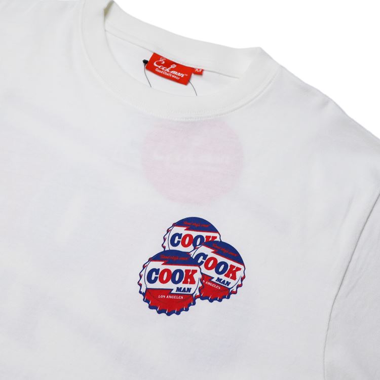 Cookman Tees - Bottle Cap : White (All Sales Are Final)