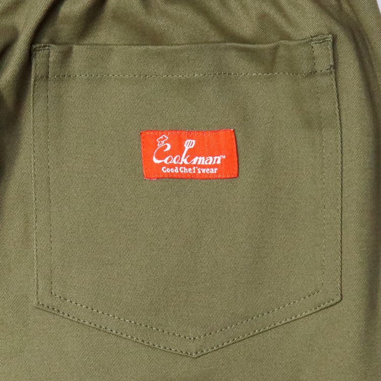 Cookman Waiter's Short Pants (stretch) : Olive