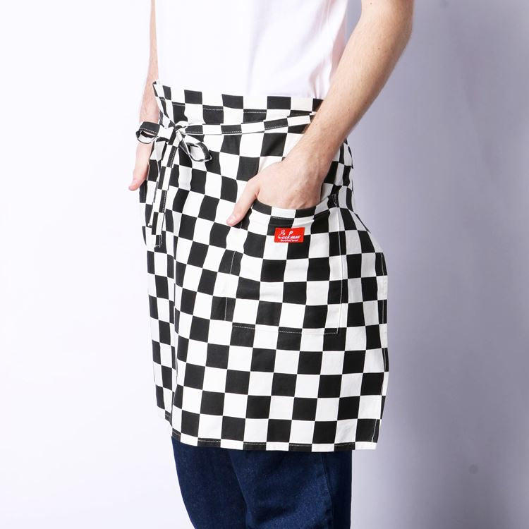 Cookman Waist Apron - Checker : Black