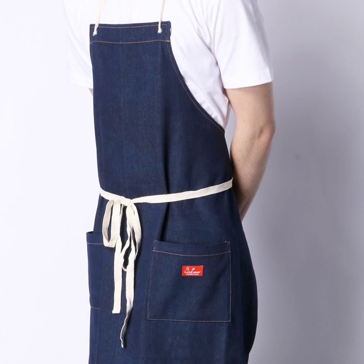 Cookman Long Apron - Denim : Navy