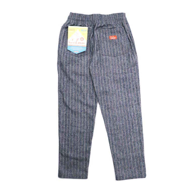 Cookman Chef Pants - Wool Mix Stripe : Light Gray