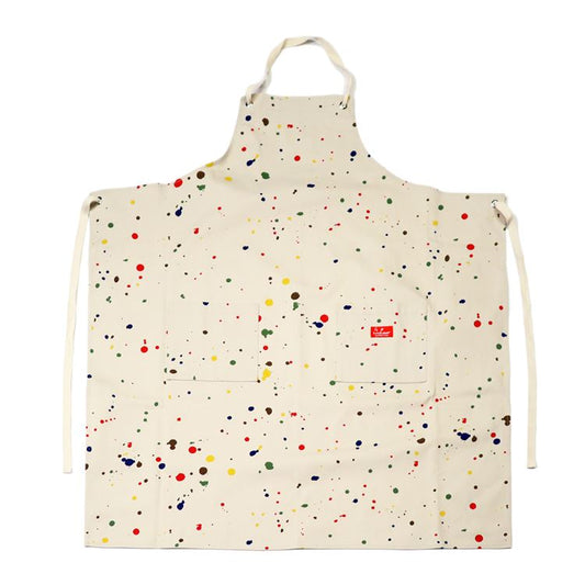 Long Apron - Sauce Splash : Beige