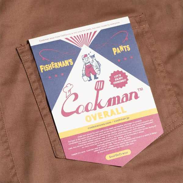 Cookman Fisherman's Bib Overall - Chocolate