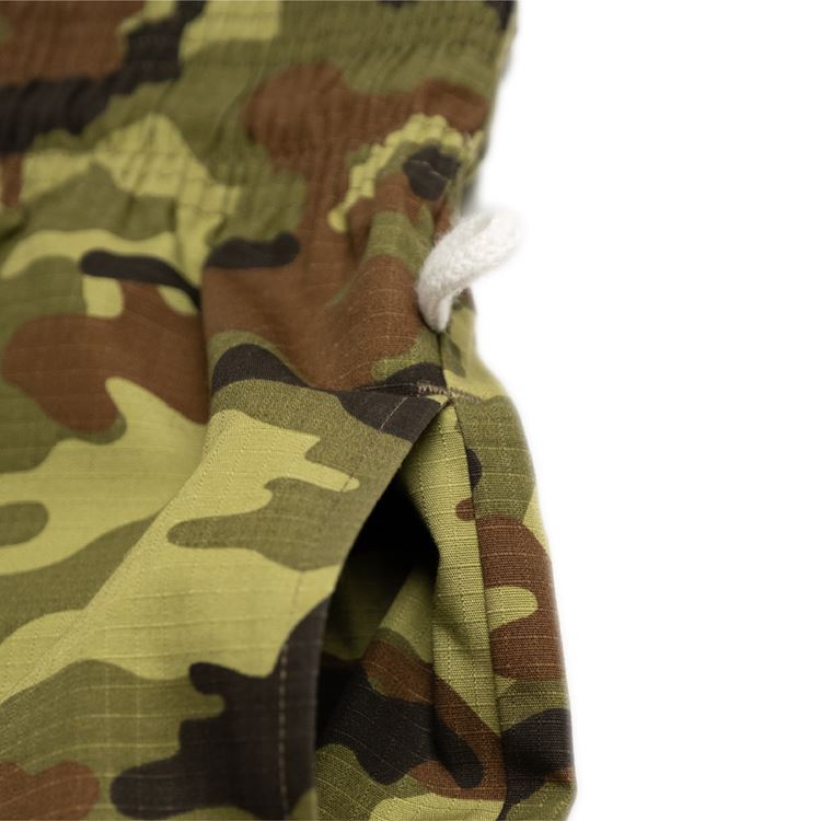 Cookman Chef Pants - Ripstop : Woodland Camo Green