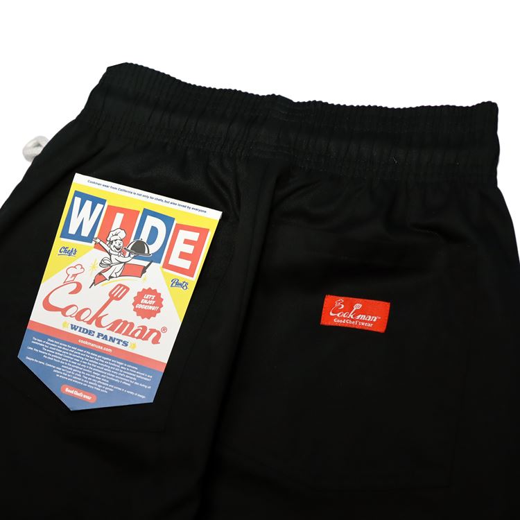 Cookman Wide Chef Pants - Black