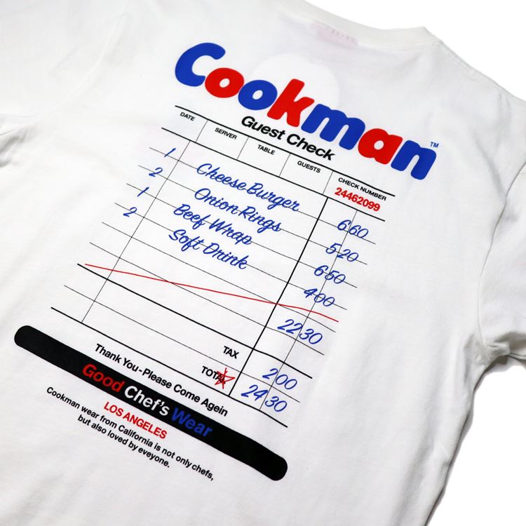 Cookman Tees - Guest Check : White (All Sales Are Final)