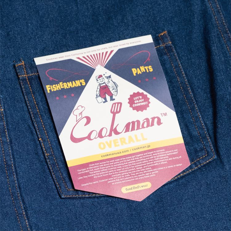 Cookman Fisherman's Bib Overall - Denim : Navy