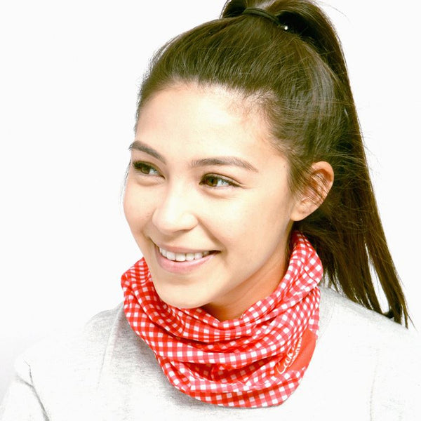 Cookman Chef's Scarf - Gingham : Red