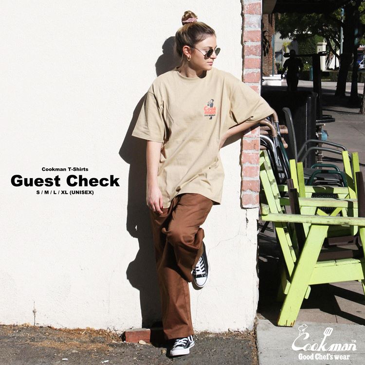 Cookman Tees - Guest Check : Beige (All Sales Are Final)