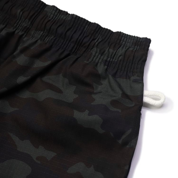 Cookman Chef Short Pants - Ripstop : Woodland Camo Black