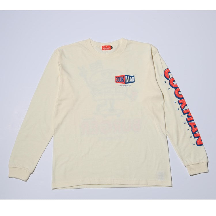 Cookman Long Sleeve Tees - SkatingBurger : Beige