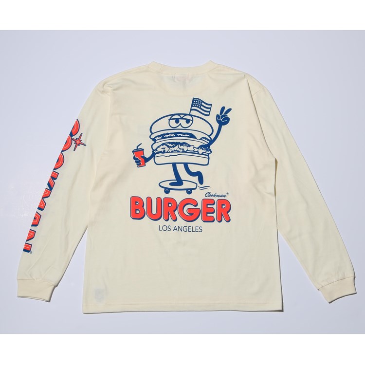 Cookman Long Sleeve Tees - SkatingBurger : Beige