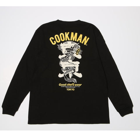 Cookman Long Sleeve Tees - TokyoDragon : Black