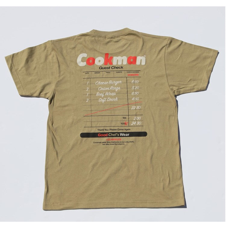 Cookman Tees - Guest Check : Beige (All Sales Are Final)