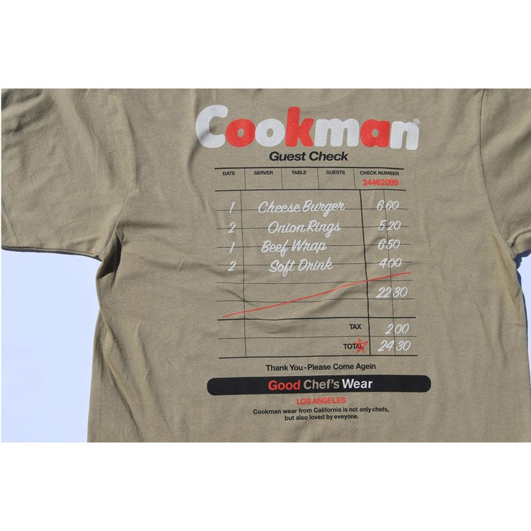 Cookman Tees - Guest Check : Beige (All Sales Are Final)