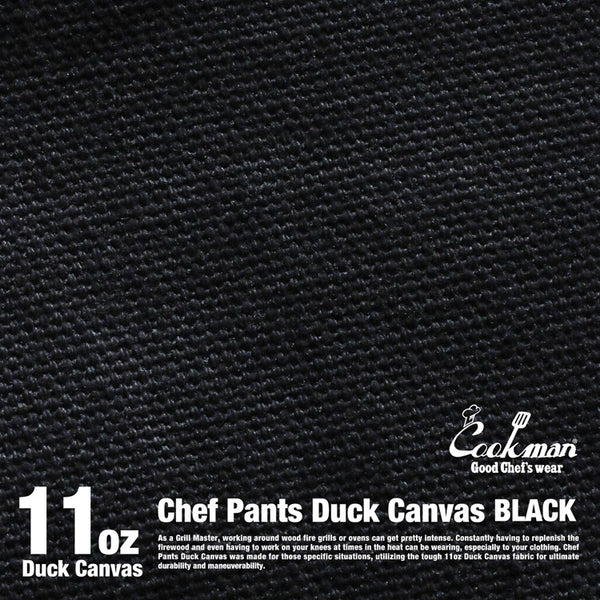 Cookman Chef Pants - Duck Canvas : Black