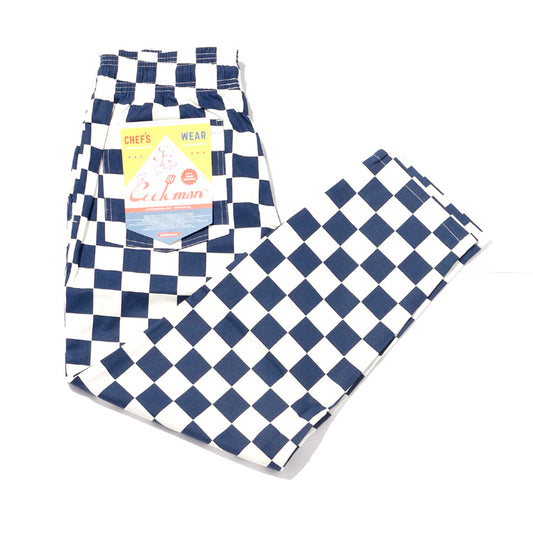 Cookman Chef Pants - Checker : Navy