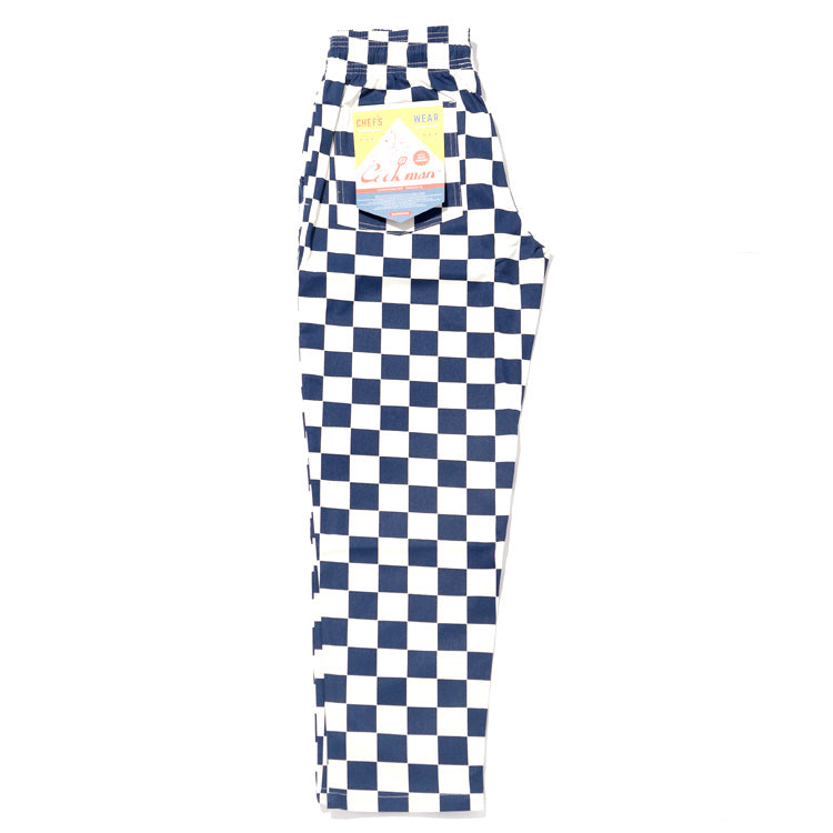 Chef Pants - Checker : Navy