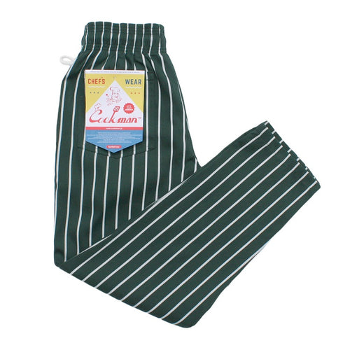 Cookman Chef Pants - Stripe : Dark Green – Cookman USA