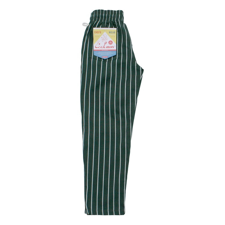 Chef Pants - Stripe : Dark Green