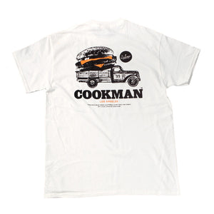 Cookman Tees - Burger truck : White