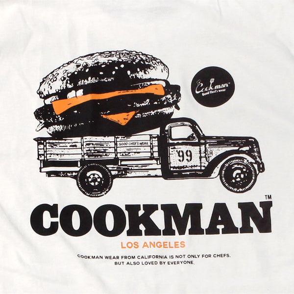 Cookman T-shirts - Burger truck : White