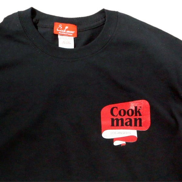 Cookman Tees - Tape logo : Black