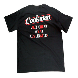 Cookman T-shirts - Tape logo : Black