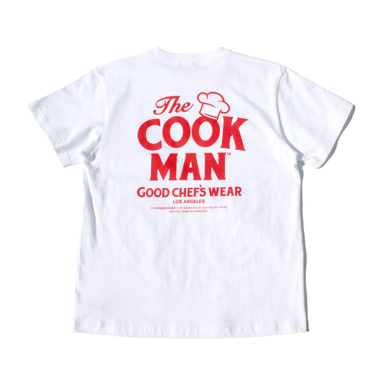Cookman T-shirts - Heart : White