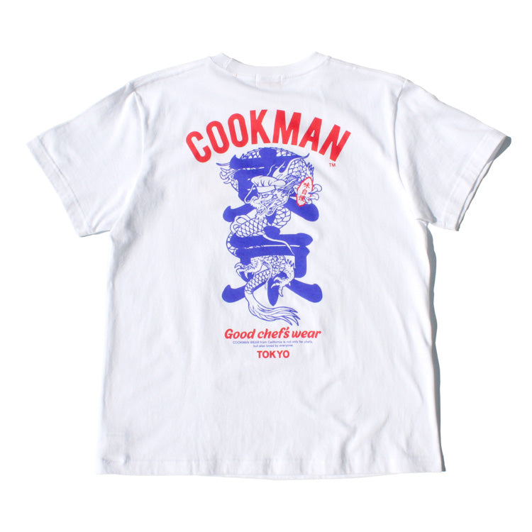 Cookman Tees - Tokyo Dragon - White