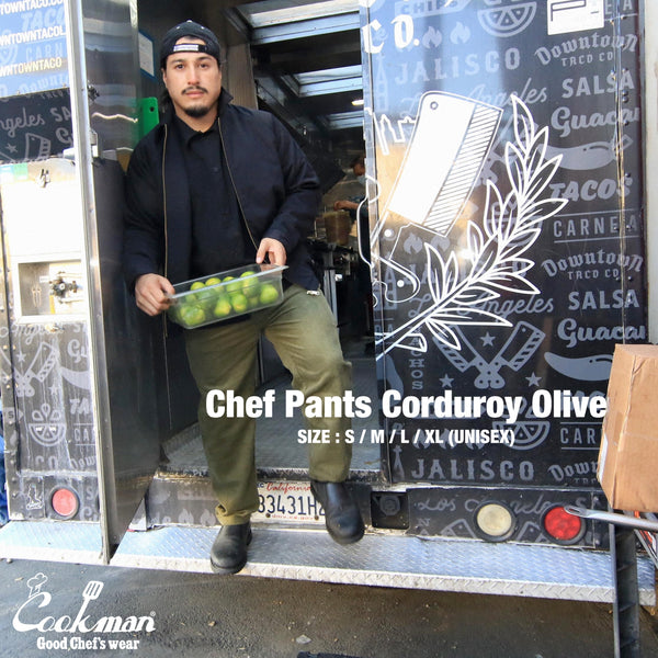 Cookman Chef Pants - Corduroy : Olive