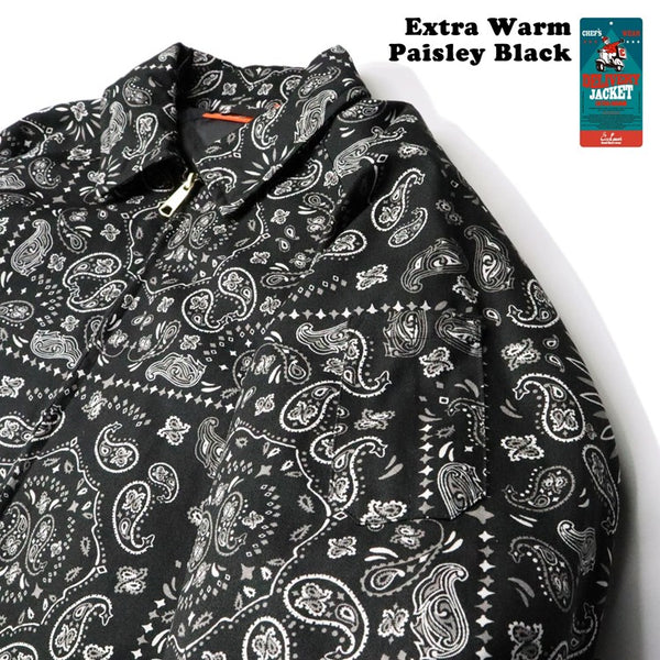 Cookman Delivery Jacket EX Warm - Paisley Black